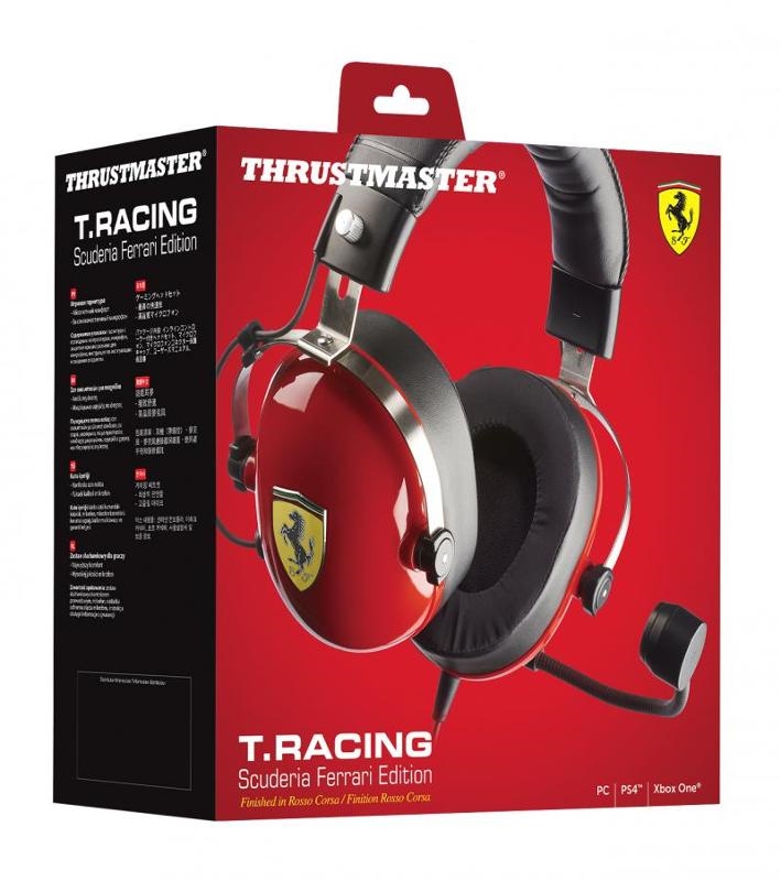 Herní sluchátka s mikrofonem Thrustmaster T.RACING SCUDERIA FERRARI edice (PS4/Xone/PC/Switch)