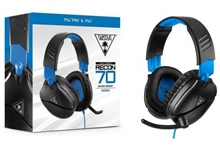 Turtle Beach Ear Force Recon 70 - Wired Gaming Headset (Black/Blue) PS4/PC/Switch/Xbox One