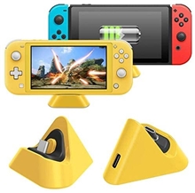Mini Charging Dock Dobe  pro Nintendo Switch Lite - Yellow (Switch)