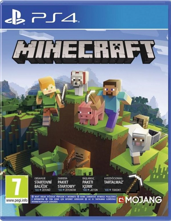 Minecraft + tématická klíčenka (PS4)