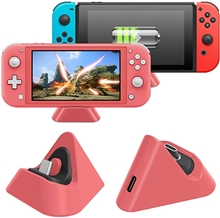 DOBE Mini Nabíjecí Stojan pro Nintendo Switch Lite - Coral
