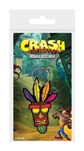 Crash Bandicoot Gumová Klíčenka - Aku Aku (6cm)