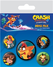 Crash Bandicoot 4 Badge Pack