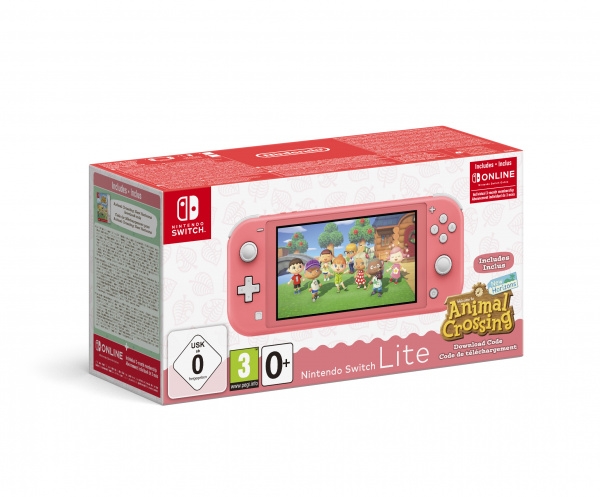 Konzole Nintendo Switch Lite - Coral + Animal Crossing (SWITCH)