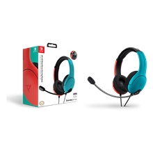 PDP LVL-40 Wired Stereo Gaming Headset modro-červený (SWITCH)
