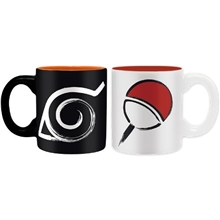 Mini hrnky Naruto Shippuden - Konoha & Uchiha (2 ks)