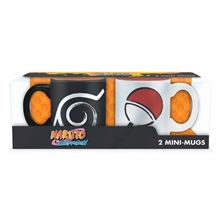 Mini hrnky Naruto Shippuden - Konoha & Uchiha (2 ks)
