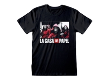 Tričko La Casa De Papel - Logo and Photo XL