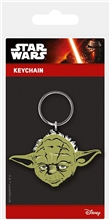 Přívěsek na klíče Star Wars Hvězdné Války: Yoda ( 5 x 6 cm) pryžový