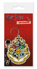 Pryžový přívěsek na klíče Harry Potter: Hogwarts Crest (5 x 6 cm)