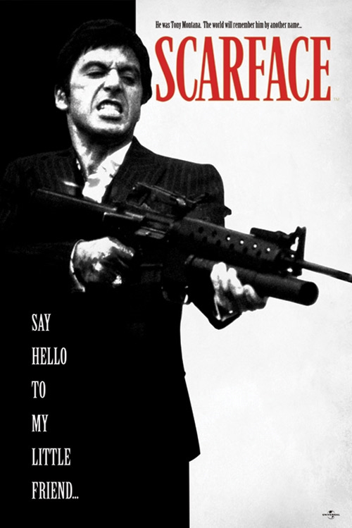 Plakát Scarface: Say Hello To My Little Friend (61 x 91,5 cm)
