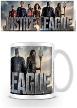 Bílý keramický hrnek Justice League Liga Spravedlivých: Teaser (objem 315 ml)