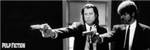 Plakát na dveře Pulp Fiction: B & W Guns (53 x 158 cm)