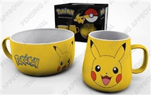 Keramický set Pokémon: Pikachu (objem misky 858 ml objem hrnku 385 ml)