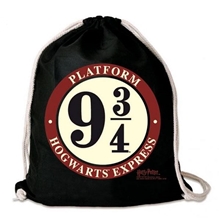 Bavlněnný gym bag - vak se šňůrkami Harry Potter: Nástupiště 9 3/4 (35 x 44 cm)