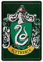 Plechová dekorativní cedule na zeď Harry Potter: Slytherin (20 x 30 cm)