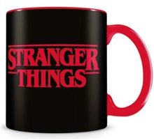 Černý keramický hrnek Stranger Things: Logo (objem 315 ml)