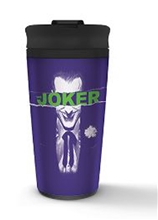 Cestovní hrnek DC Comics Batman: The Joker-Straight Outta Arkham (objem 425 ml) fialový