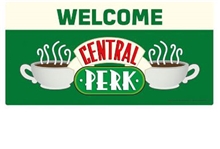 Cedule na zeď Friends Přátelé: Welcome To Central Perk (30 x 60 cm)