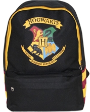 Batoh Harry Potter: Erb Bradavic - Hogwarts (objem 16 litrů 28 x 38 x 15 cm) černý polyester