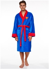 Pánský fleece župan Dc Comics: Superman (univerzální) modrý