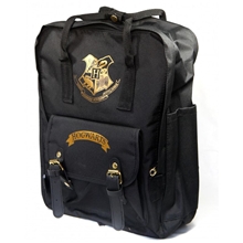 Multifunkční batoh Harry Potter: Erb Bradavic - Hogwarts (objem 9,5 litrů 27 x 35 x 10 cm) černý polyester