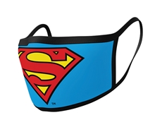 Ochranná rouška na ústa Superman: Logo (univerzální) modrá