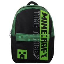 Batoh Minecraft: Time To Mine (25 x 42 x 12 objem 12,6 litrů) zelený polyester