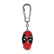 Přívěsek na klíče Deadpool: Head (4 x 4 cm)