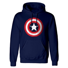 Pánská mikina Marvel: Captain America Shield (2XL) modrá bavlna