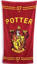 Osuška - ručník Harry Potter: Quidditch (75 x 150 cm) červený