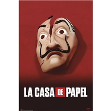 Plakát La Casa De Papel Papírový dům: Maska (61 x 91,5 cm) 150 g