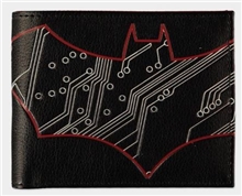 Otevírací peněženka DC Comics Batman: Logo (9 x 10 x 2 cm) černý polyuretan - polyester