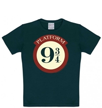 Dětské tričko Harry Potter: Nástupiště 9 3/4 - Platform 9 3/4 (výška 122-134 cm) černá bavlna
