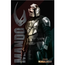 Plakát Star Wars The Mandalorian: Mando (61 x 91,5 cm) 150g