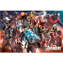 Plakát Avengers: Endgame Line Up (61 x 91,5 cm) 150 g