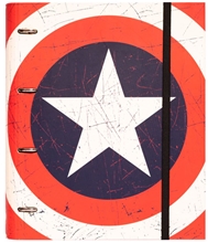 Kroužkový pořadač Marvel Comics Captain America - Kapitán Amerika: Štít (28 x 32 x 7 cm)