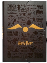 Složka s 3 klopami Harry Potter: Zlatonka (26 x 34 x 2 cm)