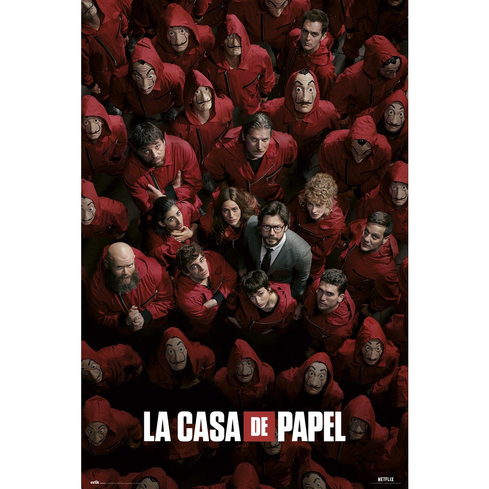 Plakát La Casa De Papel Papírový dům: Guerra (61 x 91,5 cm) 150 g