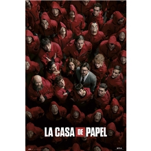 Plakát La Casa De Papel Papírový dům: Guerra (61 x 91,5 cm) 150 g