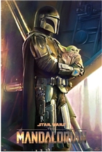 Plakát Star Wars Hvězdné války: The Mandalorian Clan Of Two (61 x 91,5 cm)