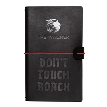 Poznámkový blok v koženkovém obalu The Witcher Zaklínač: Don't Touch Roach (19,5 x 12 cm) papír polyuretan