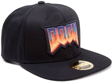 Kšiltovka Doom: Logo (nastavitelná) černá bavlna