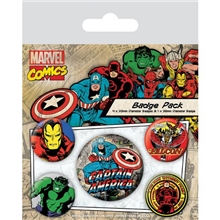 Placky Marvel Comics Captain America - 5 ks