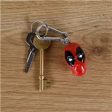Klíčenka Deadpool - Head 3D