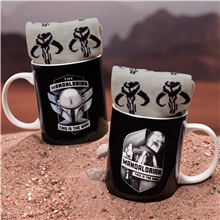 Star Wars The Mandalorian - hrnek a ponožky - dárkový set