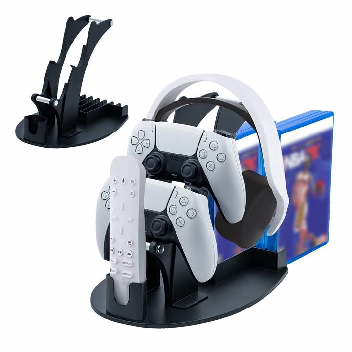 Univerzální stojánek na ovladače, sluchátka, hry a příslušenství (PS5/PS4/X1/XSX/SWITCH)