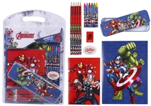 Set školních potřeb Marvel Comics Avengers: 7 předmětů (23 x 35 cm)