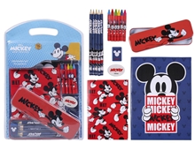 Set školních potřeb Disney: Mickey Mouse 7 předmětů (23 x 9 cm)