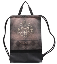 Batoh - pytlík gym bag Harry Potter: Gold - Bradavice (34 x 49 cm)